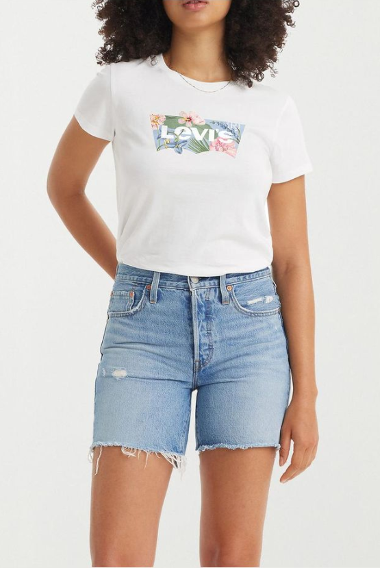 Футболка женская Levi's The Perfect Tee S Белый (2380770457)