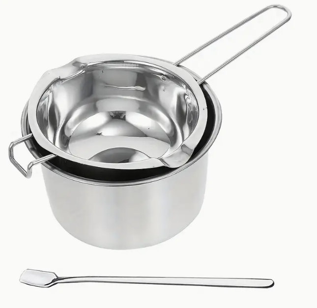 Набор для плавки воска и шоколада из нержавеющей стали 3в1 (502) Набор для плавки воска и шоколада из нержавеющей стали 3в1 (502)