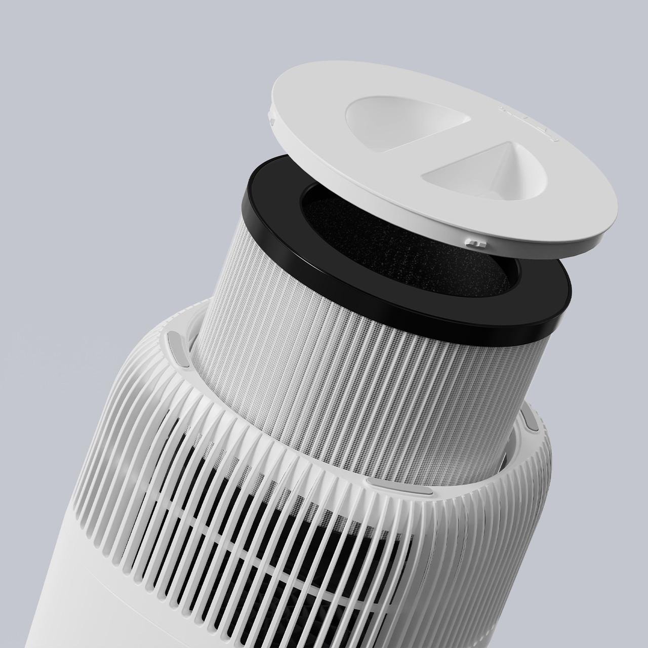 Воздухоочиститель EvoAir Nuvia 3в1 фильтр True HEPA активированный уголь 3 скорости ночной режим - фото 4