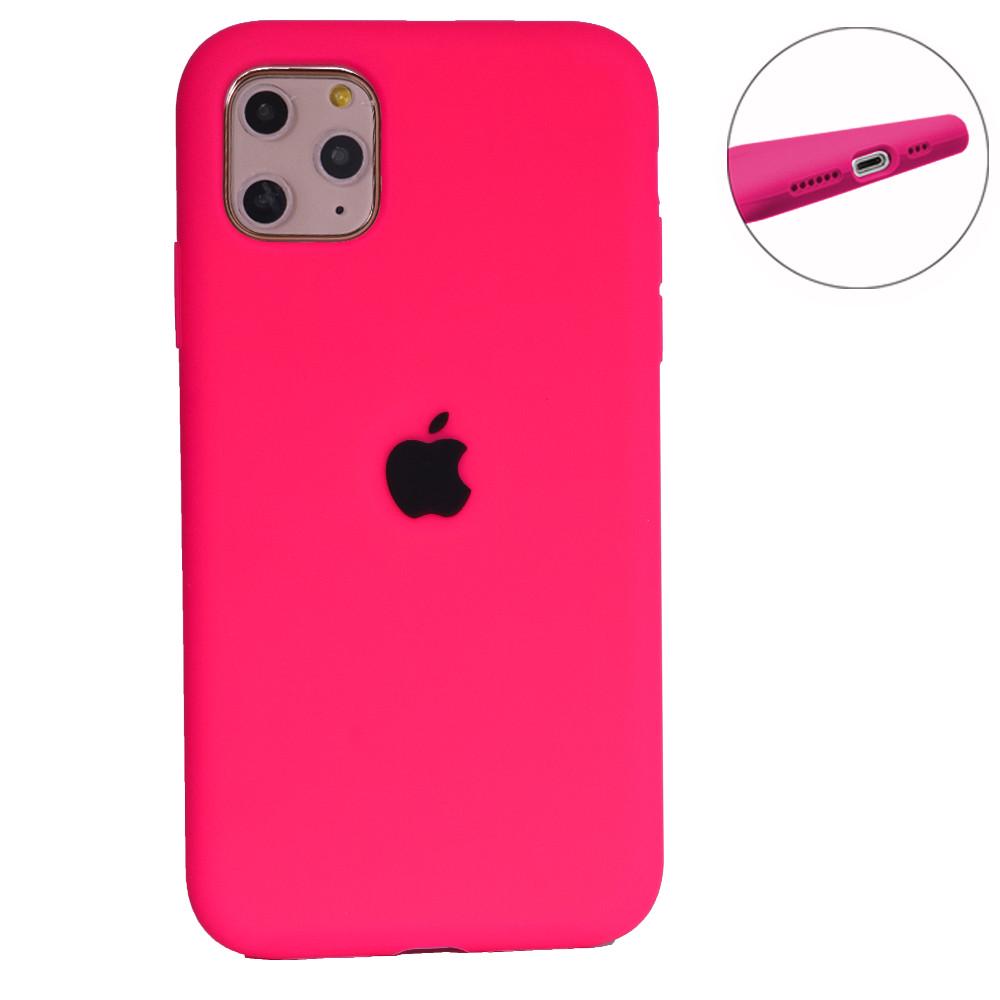 Чохол для Apple iPhone 12 Mini Silicone Full Size Series Neon Pink