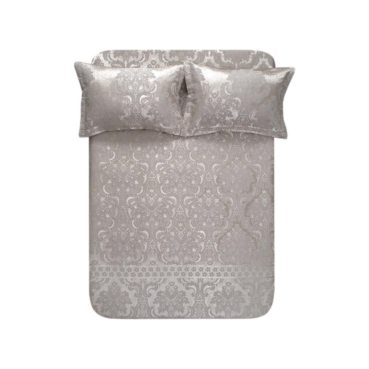 Покривало жакард з наволочками Dantela Vita Armada vizon євро Темно-бежевий (svt-2000022312516)