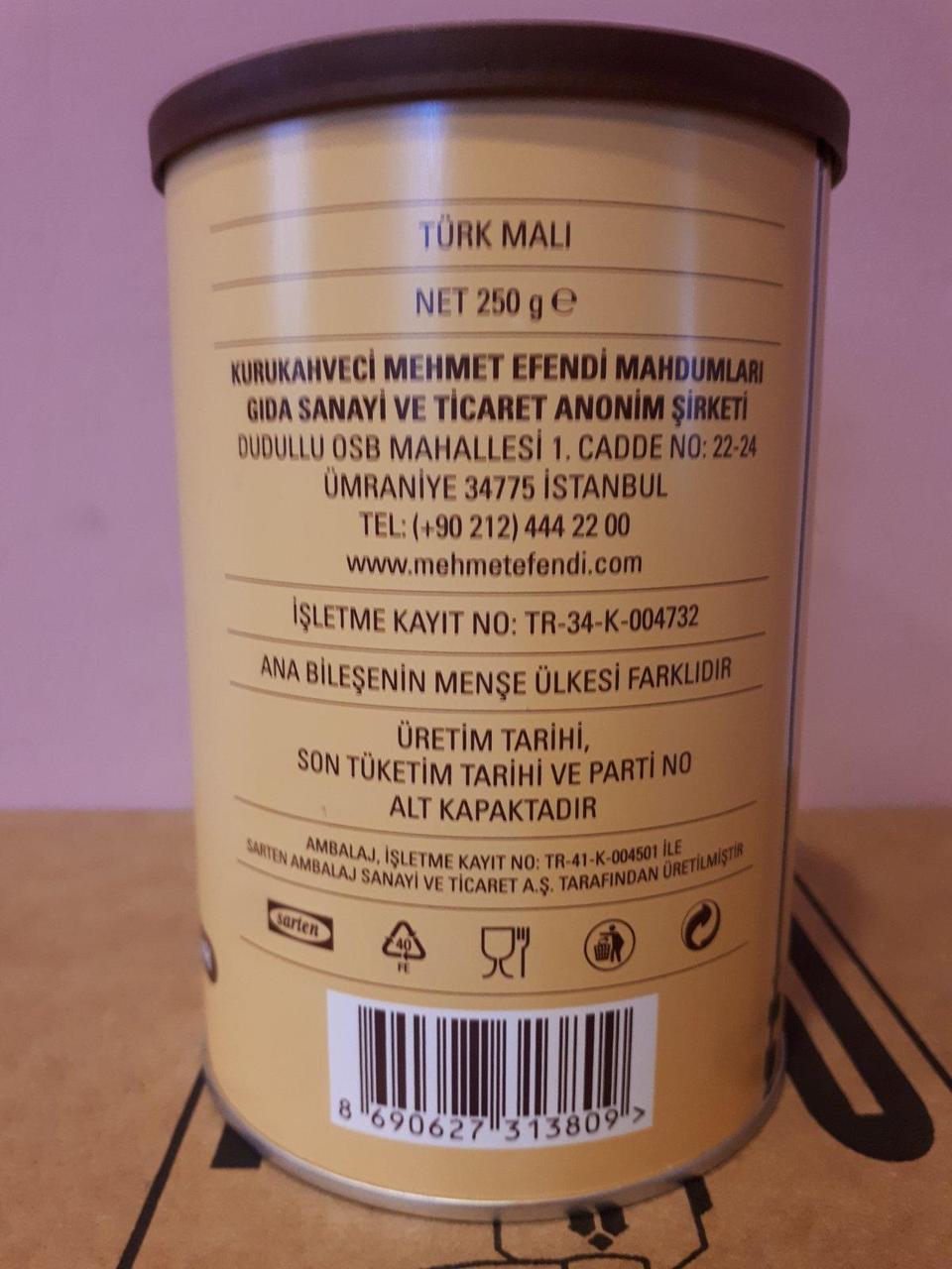 Какао Kurukahveci Mehmet Efendi 250 г (2616268333) - фото 4 Какао Kurukahveci Mehmet Efendi 250 г (2616268333) - фото 4