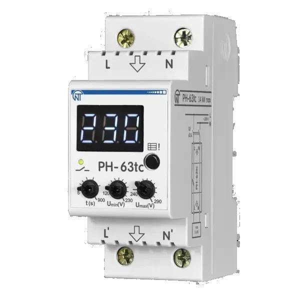 Реле напруги Novatek-Electro РН-63ТС (NTRN06302)