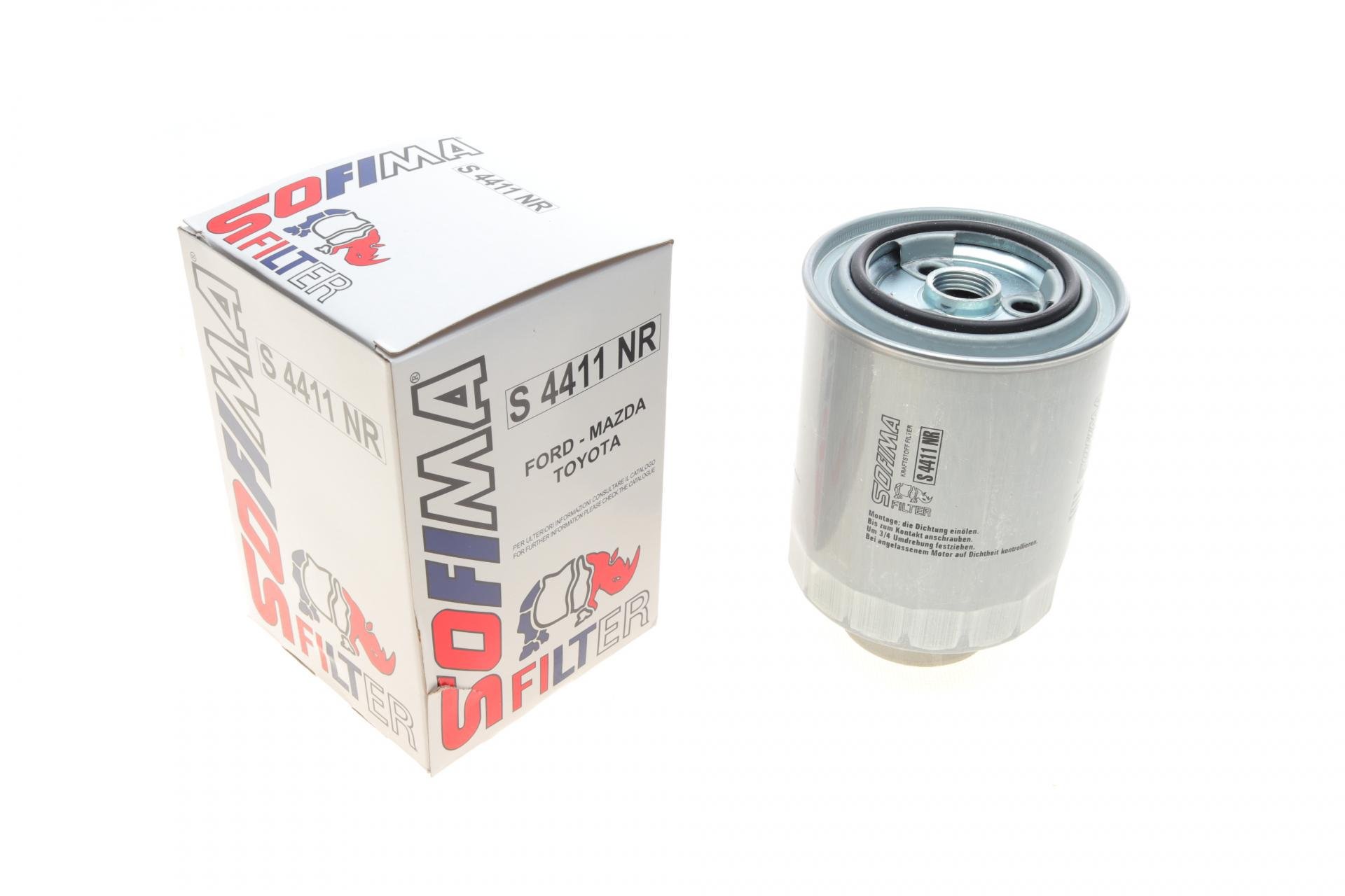 Фільтр паливний SOFIMA для Toyota Land Cruiser (100/90/Corolla 2,0D-4,2D 98-07- (S 4411 NR)