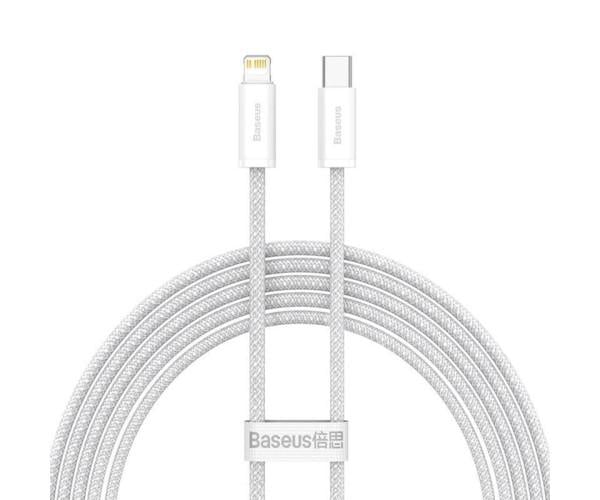 Кабель Data BASEUS Dynamic Series Fast Charging Type-C-Lightning 20W 1 м White (06CALD000002) - фото 1 Кабель Data BASEUS Dynamic Series Fast Charging Type-C-Lightning 20W 1 м White (06CALD000002) - фото 1