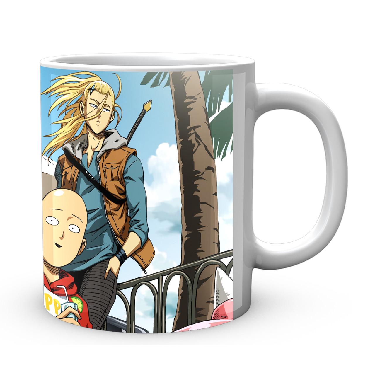 Чашка Geekland One Punch Man Сайтама Бласт Световой Флеш Тацумаки (OPM 02.13)