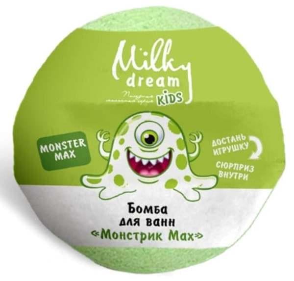 Бомбочка для ванны детская Milky Dream Kids Монстрик Мах 100 г