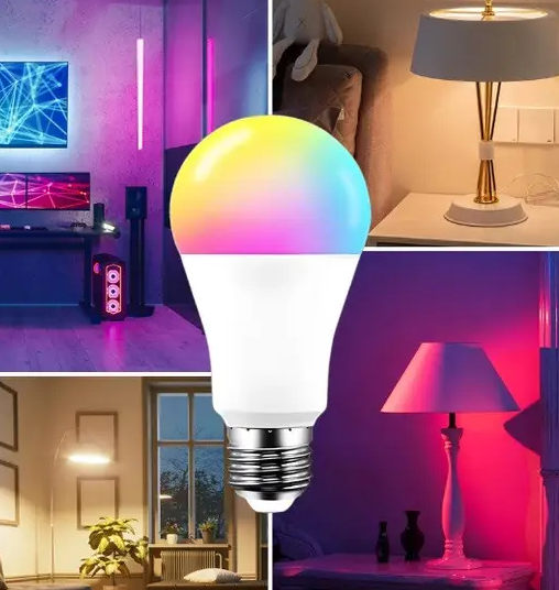 Розумна лампочка Tuya Smart LED WiFi E27 RGB 2700K-6500 K 15W (30251947) - фото 8 Розумна лампочка Tuya Smart LED WiFi E27 RGB 2700K-6500 K 15W (30251947) - фото 8