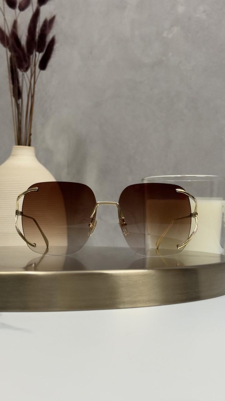 Солнцезащитные очки Gucci GG0646S 001 Gold Grey