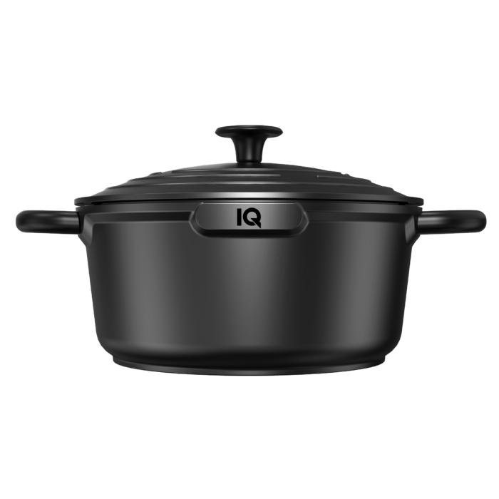 Кастрюля IQ Be Simple 28 см 6,4 л Черный