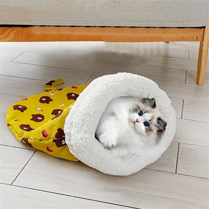 Домик для животных 33х55 см Желтый (AN00342-2) - фото 6 Домик для животных 33х55 см Желтый (AN00342-2) - фото 6