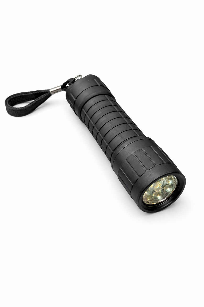 Фонарик ручной светодиодный 9 LED на батарейках 10,5 см (1728328399) Фонарик ручной светодиодный 9 LED на батарейках 10,5 см (1728328399)