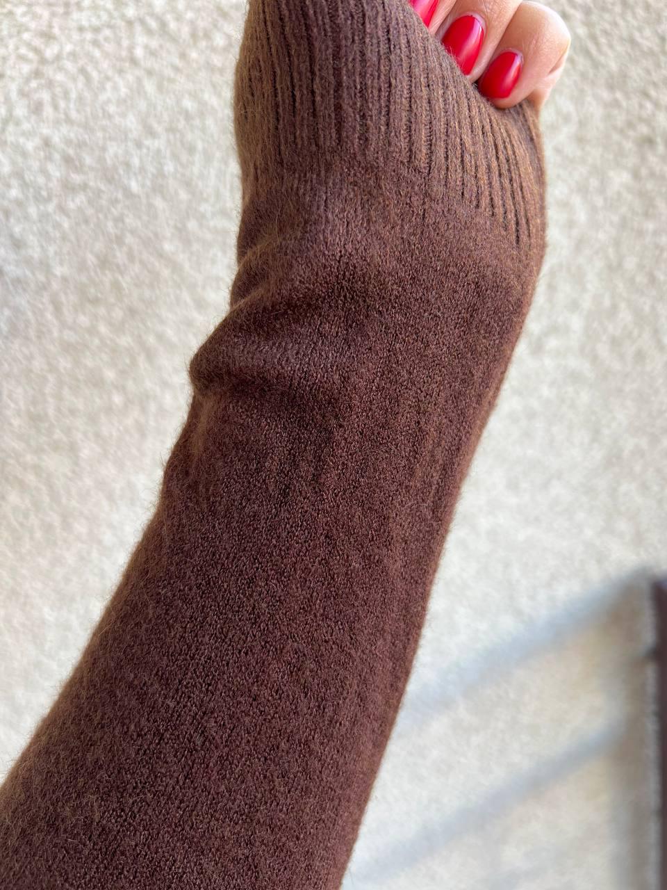 Гольф жіночий A-N 202 водолазка високе горло OS Шоколадний (3026) - фото 5 Гольф жіночий A-N 202 водолазка високе горло OS Шоколадний (3026) - фото 5