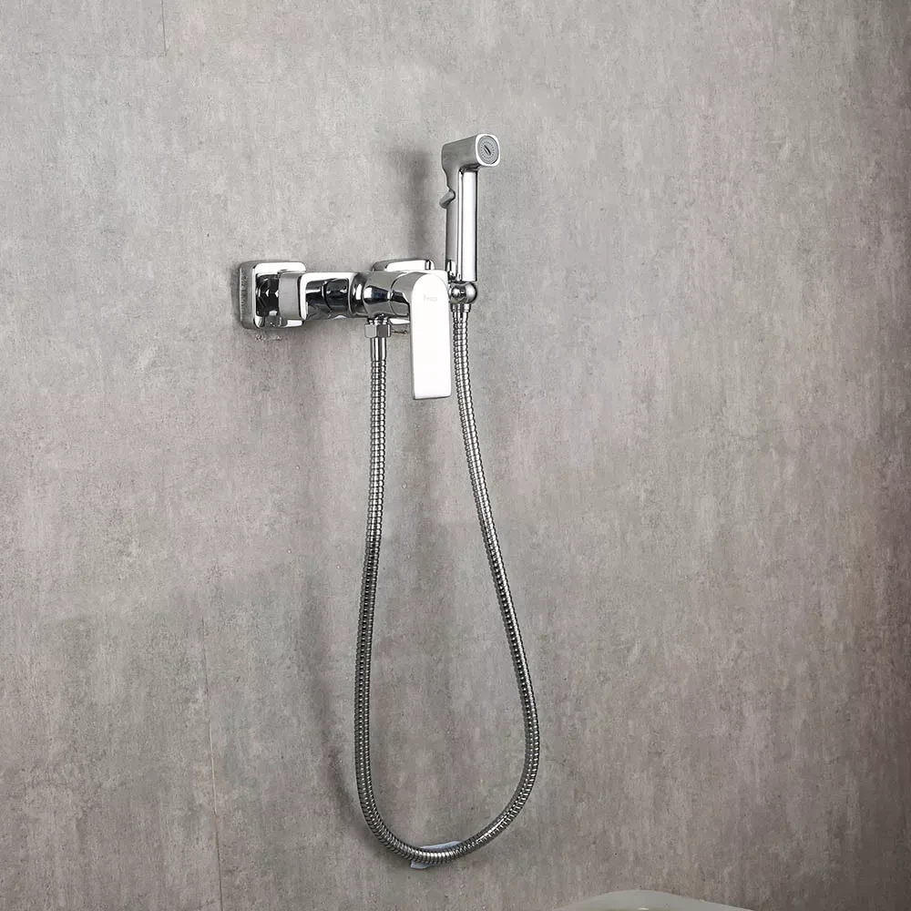 Гигиенический душ со смесителем Frap F2071 Хром (F2071) - фото 2