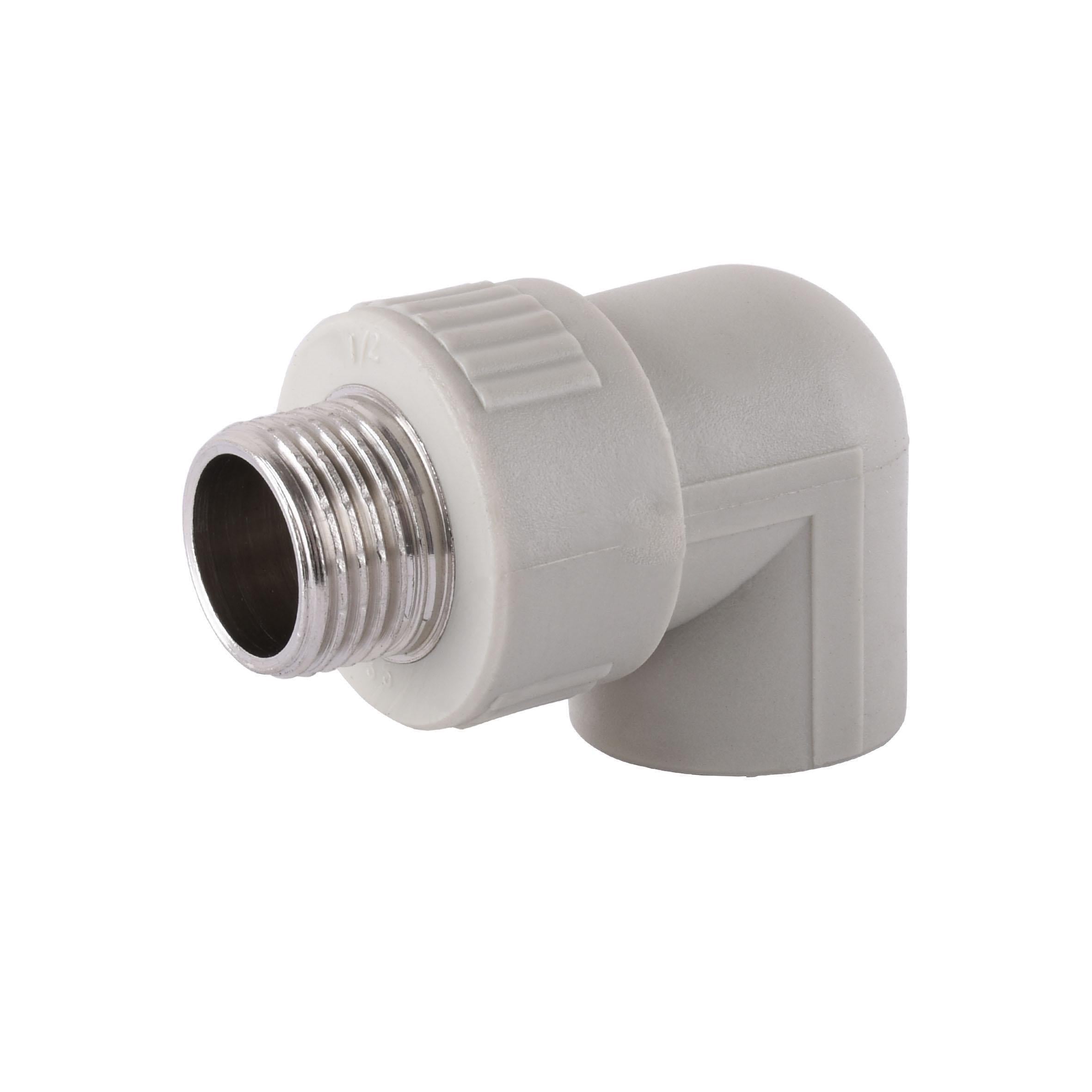 Угол с наружной резьбой KALDE PPR 90° d 32 мм х 3/4" (000015996) Угол с наружной резьбой KALDE PPR 90° d 32 мм х 3/4" (000015996)