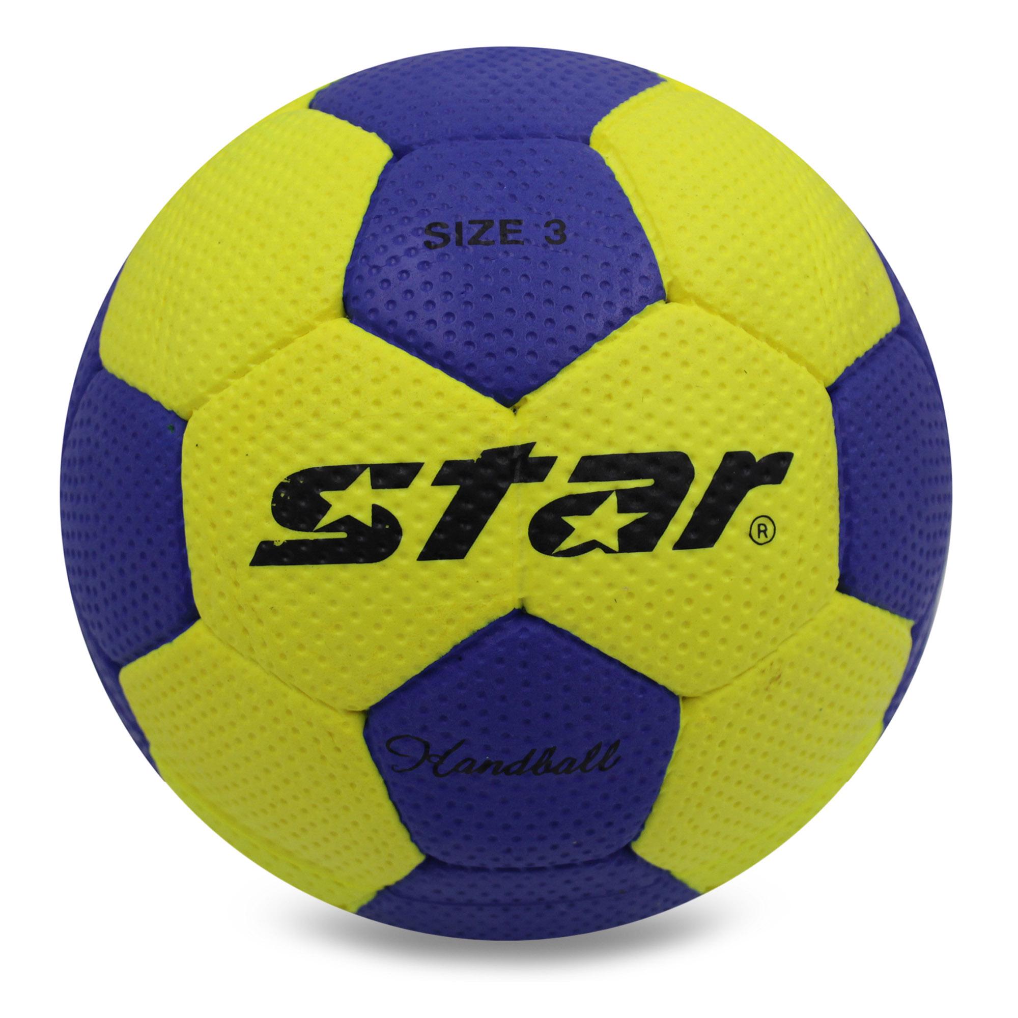 Мяч для гандбола Zelart STAR Outdoor JMC003 №3 PU Сине-желтый (DR007227)