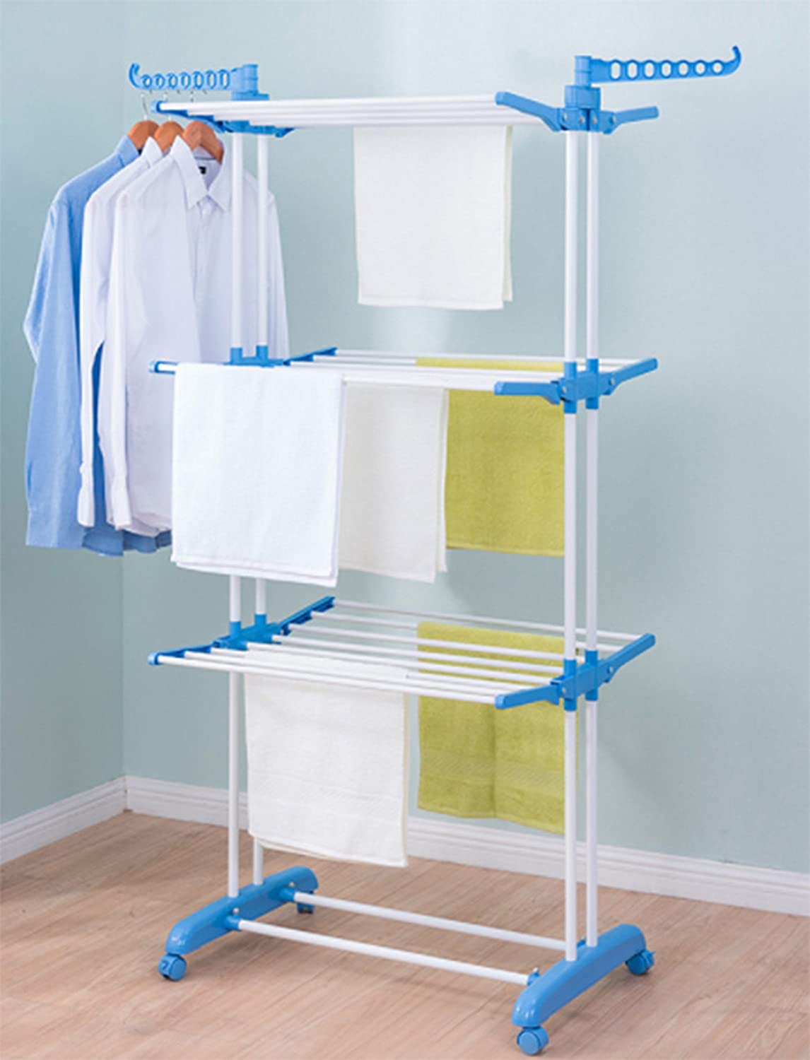 Сушка для белья Garment Rack голубая - фото 3