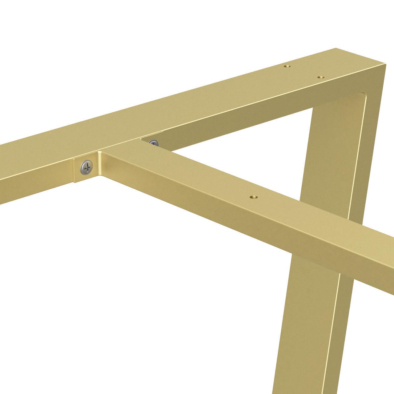 Каркас розбірний для столу з металу Terra 1200х600х730 мм Золотий (K1044-120) - фото 3 Каркас розбірний для столу з металу Terra 1200х600х730 мм Золотий (K1044-120) - фото 3