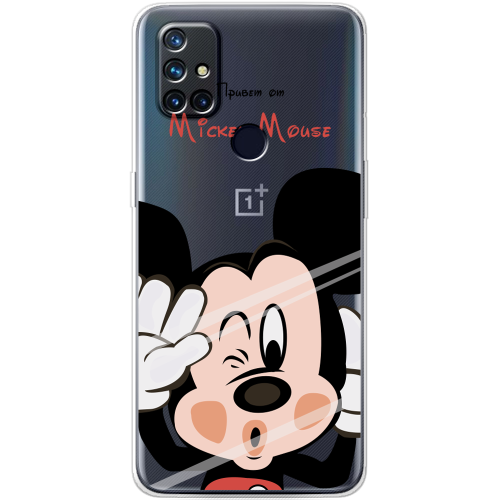 Чохол BoxFace OnePlus Nord N10 Mister M Прозорий силікон (43633-cc58-43633)