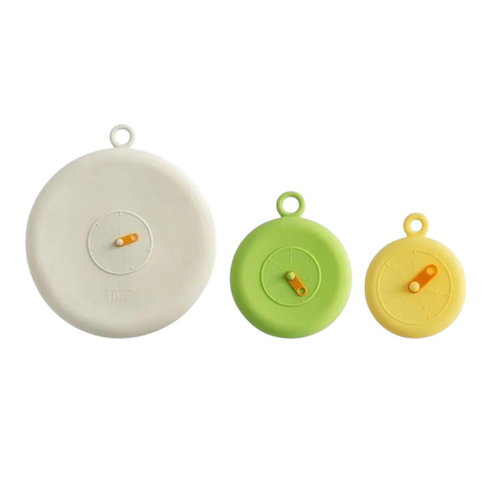 Набір силіконових кришок Stenson R93850 3 шт. Різнокольоровий (27316469)