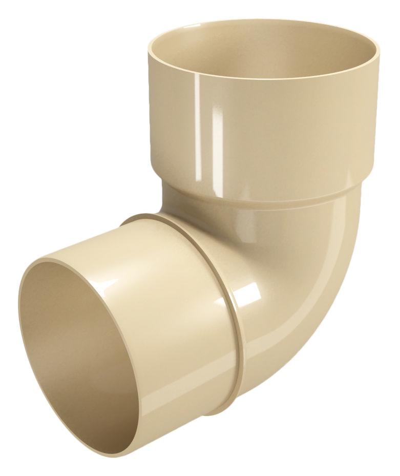 Колено трубы 87° DEVOREX Classic 120 Бежевий (11694079) - фото 1