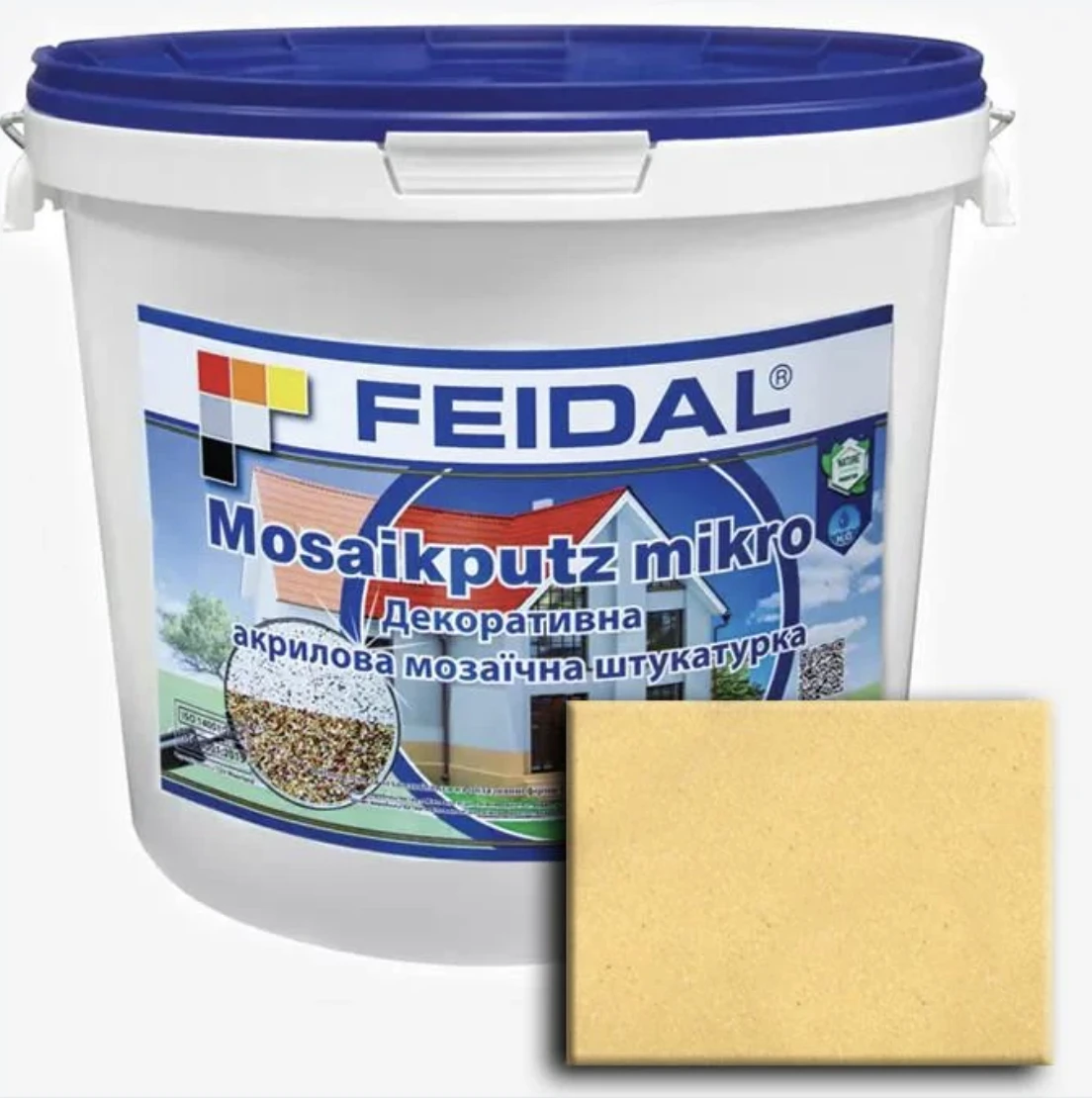 Декоративна штукатурка акрилова мозаїчна Feidal Mosaikputz mikro M16 15 кг (1886455860)
