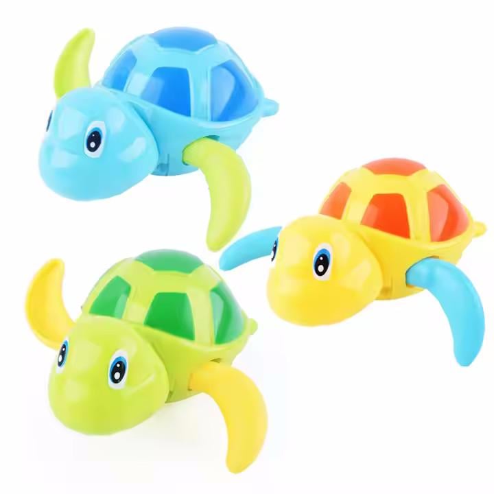 Набор заводных самоплавающих игрушек в ванную Turtle Bath 3 шт.