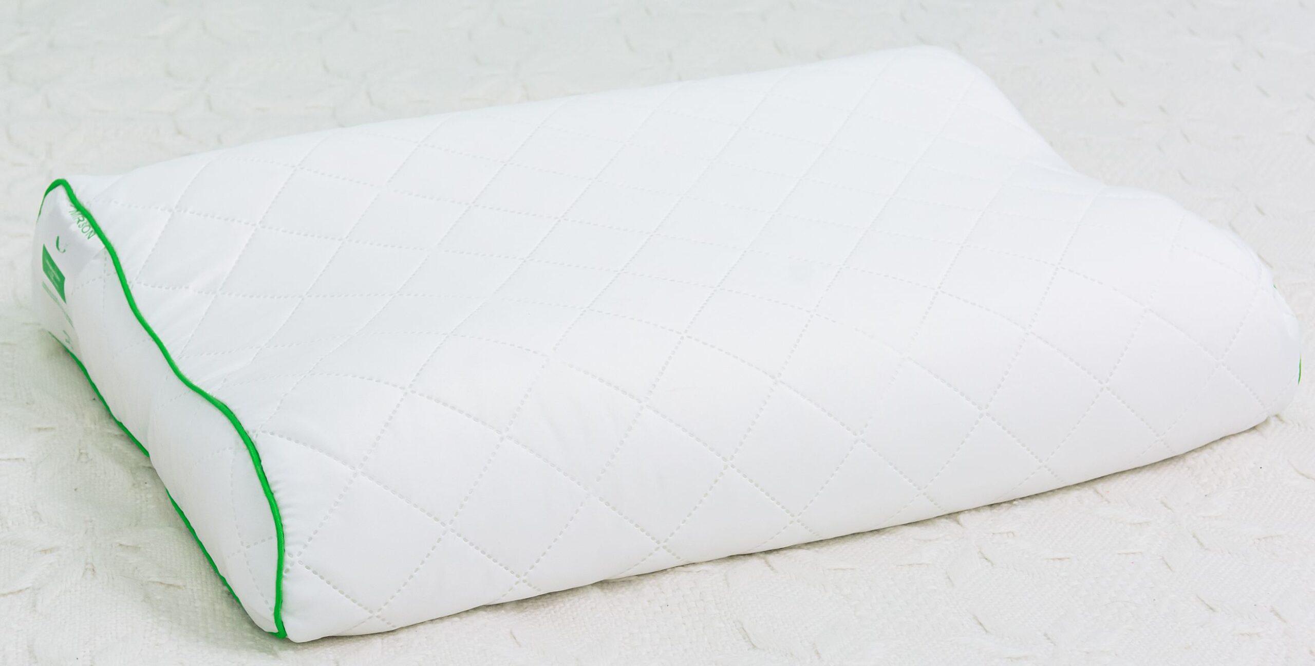Подушка ортопедическая MirSon №6040 Steep Line Aloe Vera Aero 58х40х10,5 см (2200003261639) - фото 2 Подушка ортопедическая MirSon №6040 Steep Line Aloe Vera Aero 58х40х10,5 см (2200003261639) - фото 2