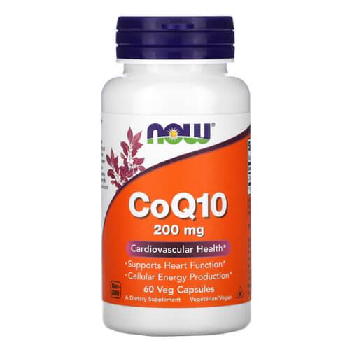 Коэнзим Q-10 NOW Co Q10 200 мг 60 veg caps (NOW-03176)