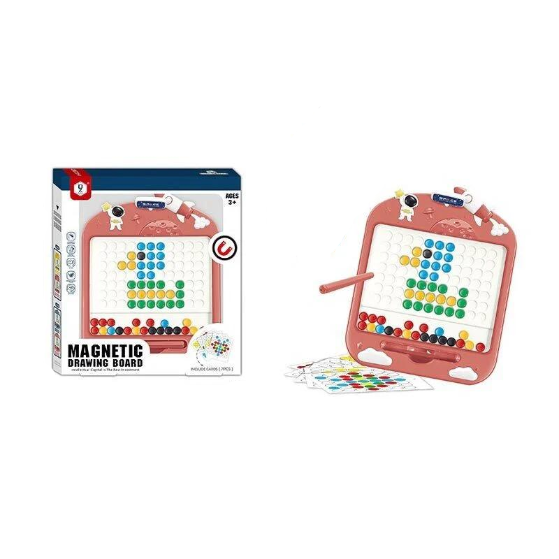 Детская мозаика HD 136 A 60/2 Космическая ракета/магнитный стилус/карточки с заданиями в коробке (24727782)