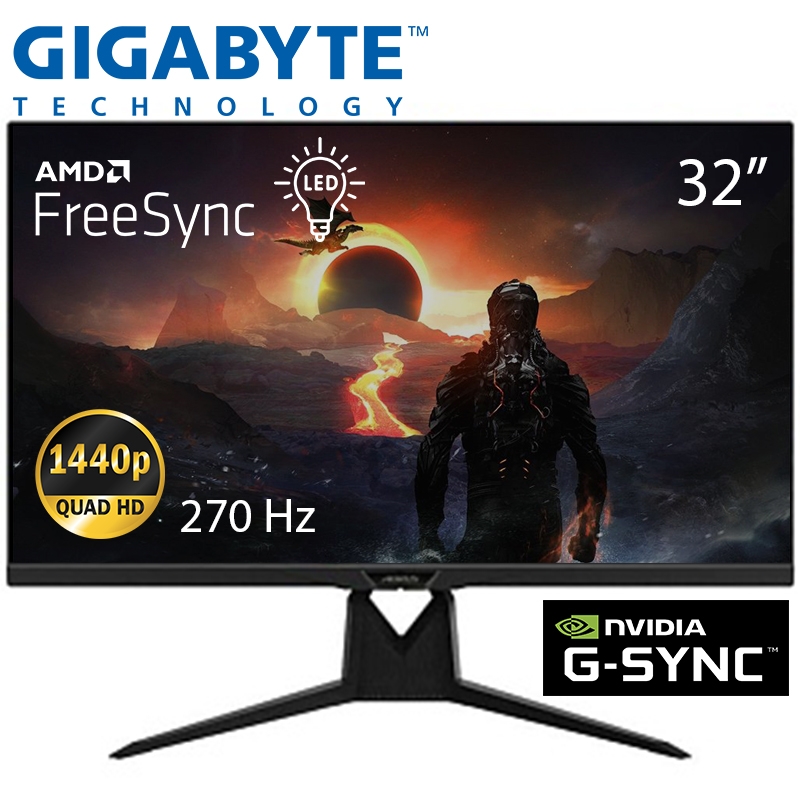 Монитор Gigabyte AORUS FI32QxSS-IPS геймерский 2560x1440 QHD 32" (tf570) - фото 3 Монитор Gigabyte AORUS FI32QxSS-IPS геймерский 2560x1440 QHD 32" (tf570) - фото 3