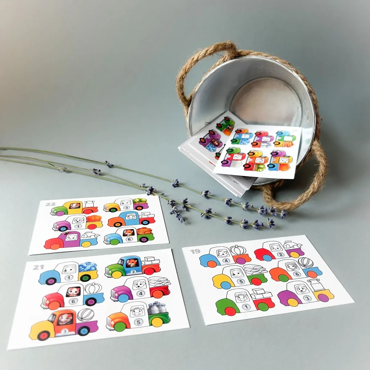 Гра з картками Тварини на вантажівках літо (2388142355) - фото 9 Гра з картками Тварини на вантажівках літо (2388142355) - фото 9