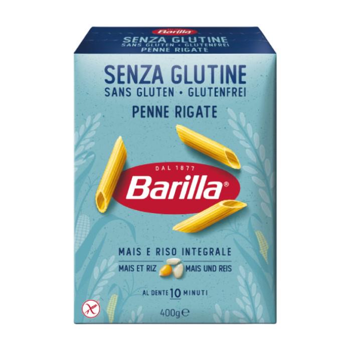 Макароны Barilla Penne Rigate Перья без глютена 400 г (8076809545457)