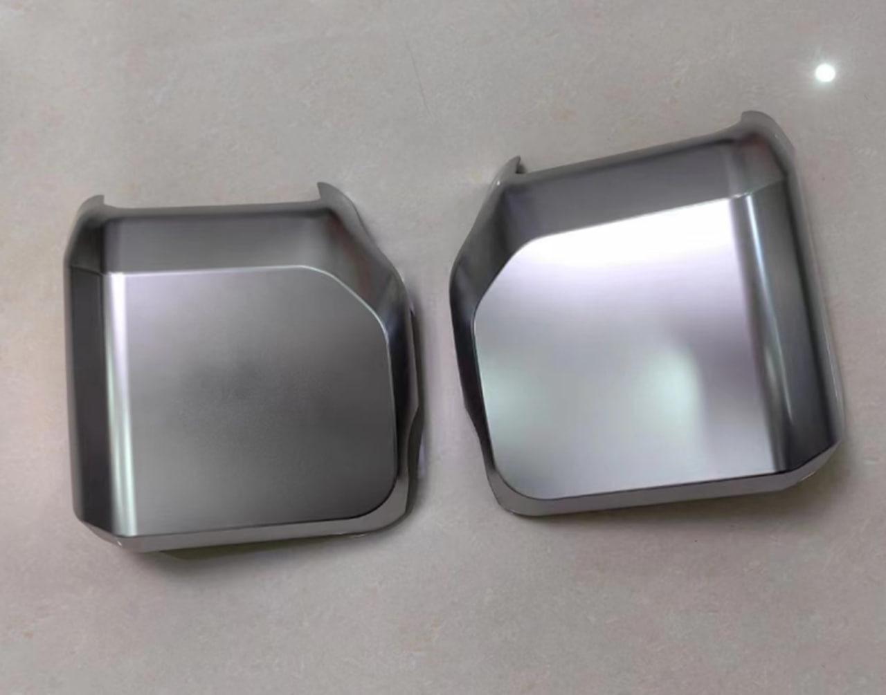 Крышки зеркал Silver Cixtai Toyota Land Cruiser Prado 250 abs-пластик Серый 2 шт. (148041)