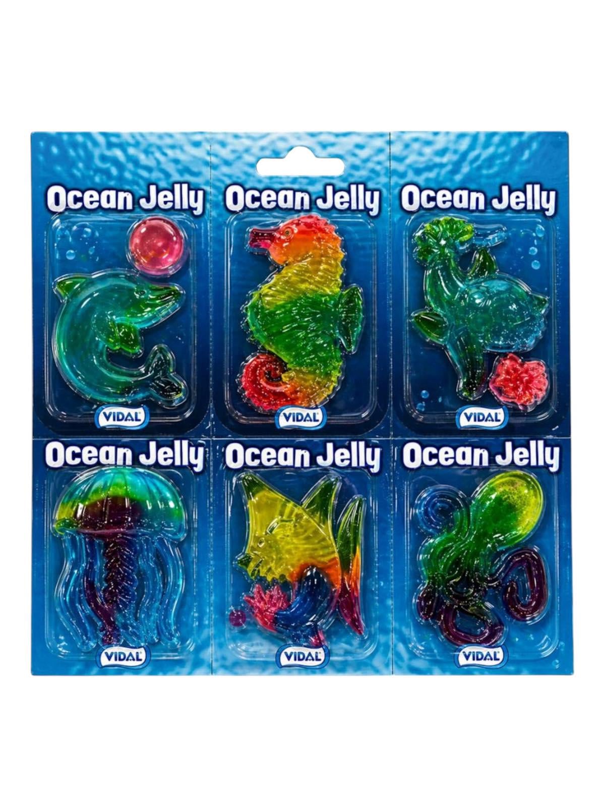Конфеты желейные Vidal Ocean Jelly Морские обитатели 11 г 6 шт. (58321)