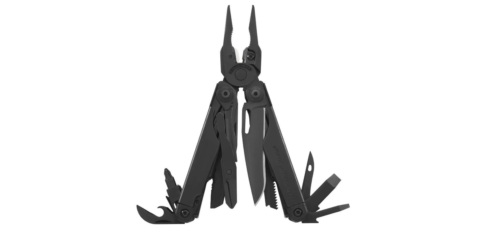 Мультитул Leatherman Surge 21 инструмент без чехла и бит Black (26206425)