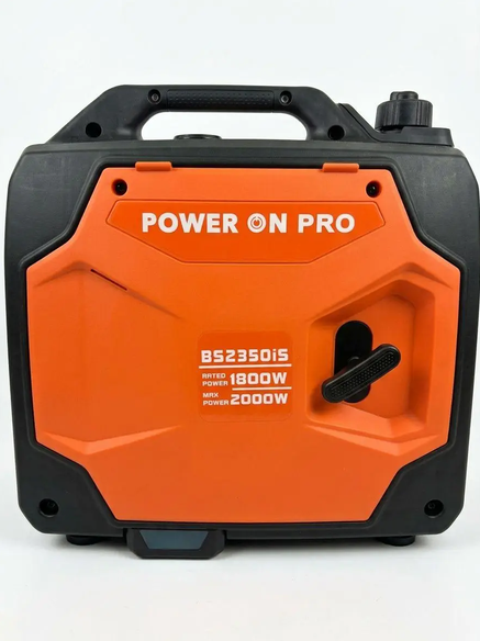 Генератор инверторный бензиновый Power ON PRO BS2350iS 2000 Вт бак 5,5 л портативный (34019)