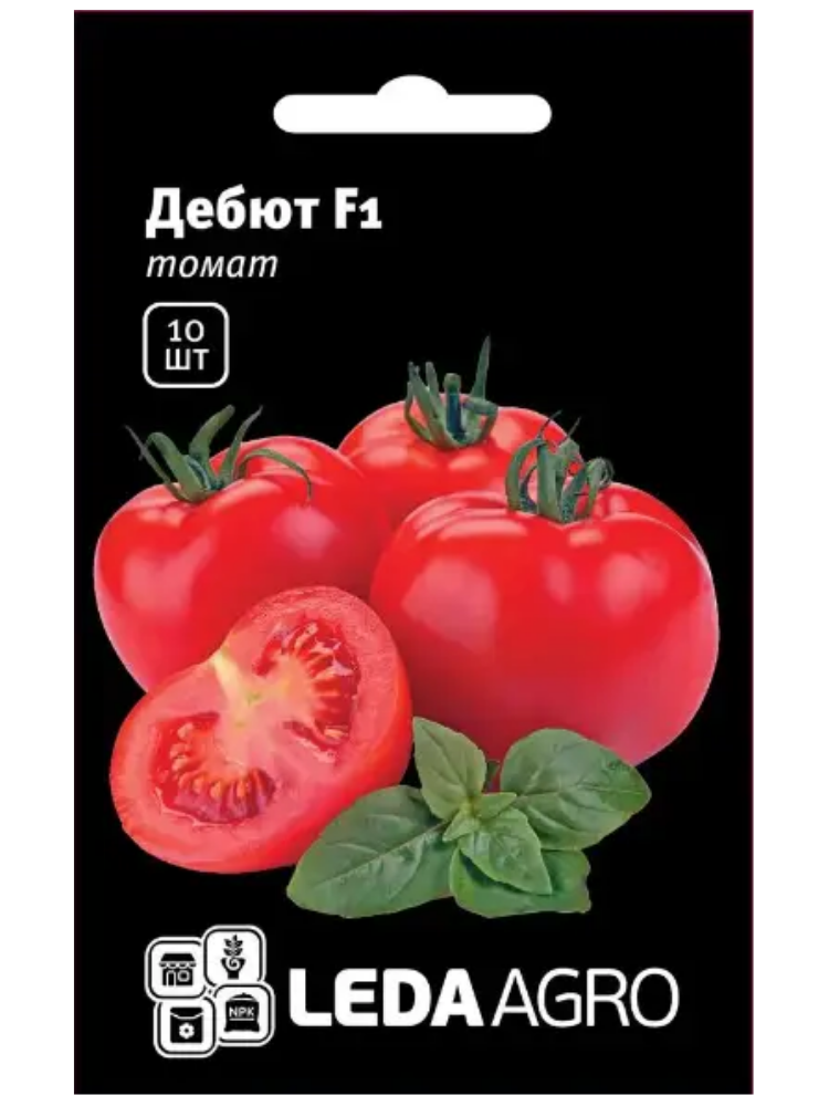 Семена Томат Leda Agro Дебют F1 10 шт. (5941) Семена Томат Leda Agro Дебют F1 10 шт. (5941)
