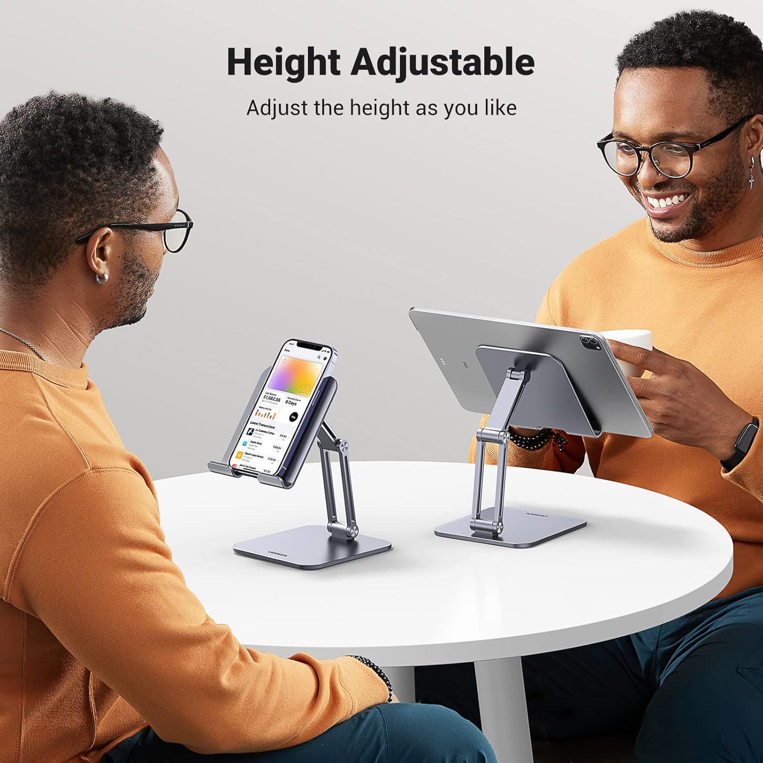 Подставка для планшета Ugreen 4.7-12.9" алюминиевая Темно-серый (15414) - фото 7 Подставка для планшета Ugreen 4.7-12.9" алюминиевая Темно-серый (15414) - фото 7