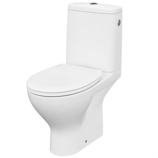 Унитаз напольный Cersanit Moduo 649 K116-001 безободковый с сиденьем с микролифтом (174550)