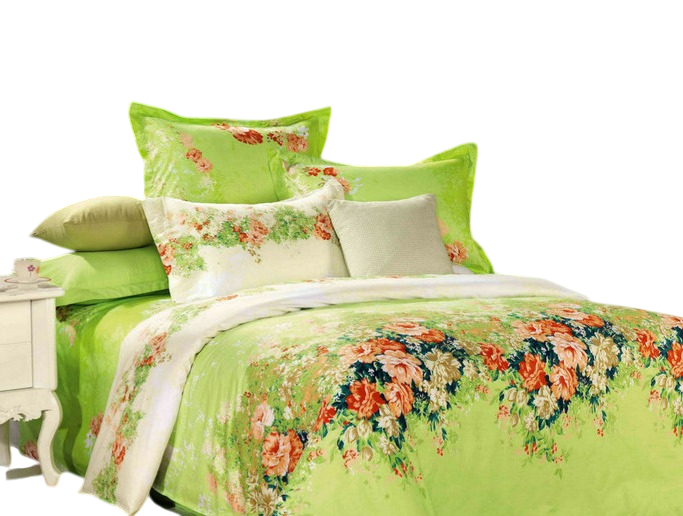 Комплект постельного белья Zastelli ABL901 сатин евро 200х220 см Разноцветный (09924)