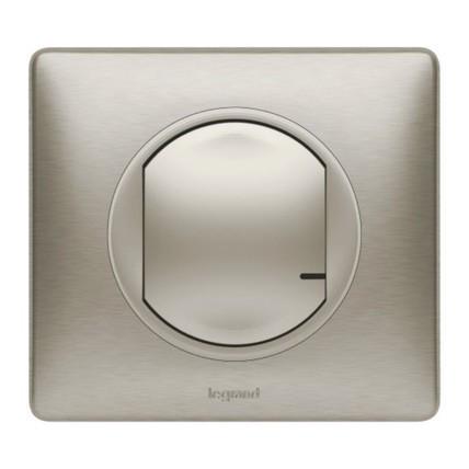 Вимикач бездротовий розумний Legrand Celiane with NETATMO 1-клавішний Титановий (23231141)
