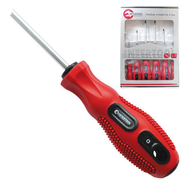 Набір викруток Intertool VT-2005 Cr-V Ergo-design 6 пр. (117818)