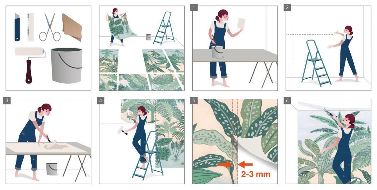 Обои Панно Komar Miami бумажные моющие 368х254 см (8-967) - фото 3