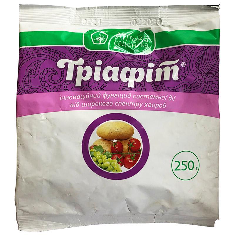 Фунгицид Триафит от Ukravit для винограда/томатов/огурцов/картофеля 250 г
