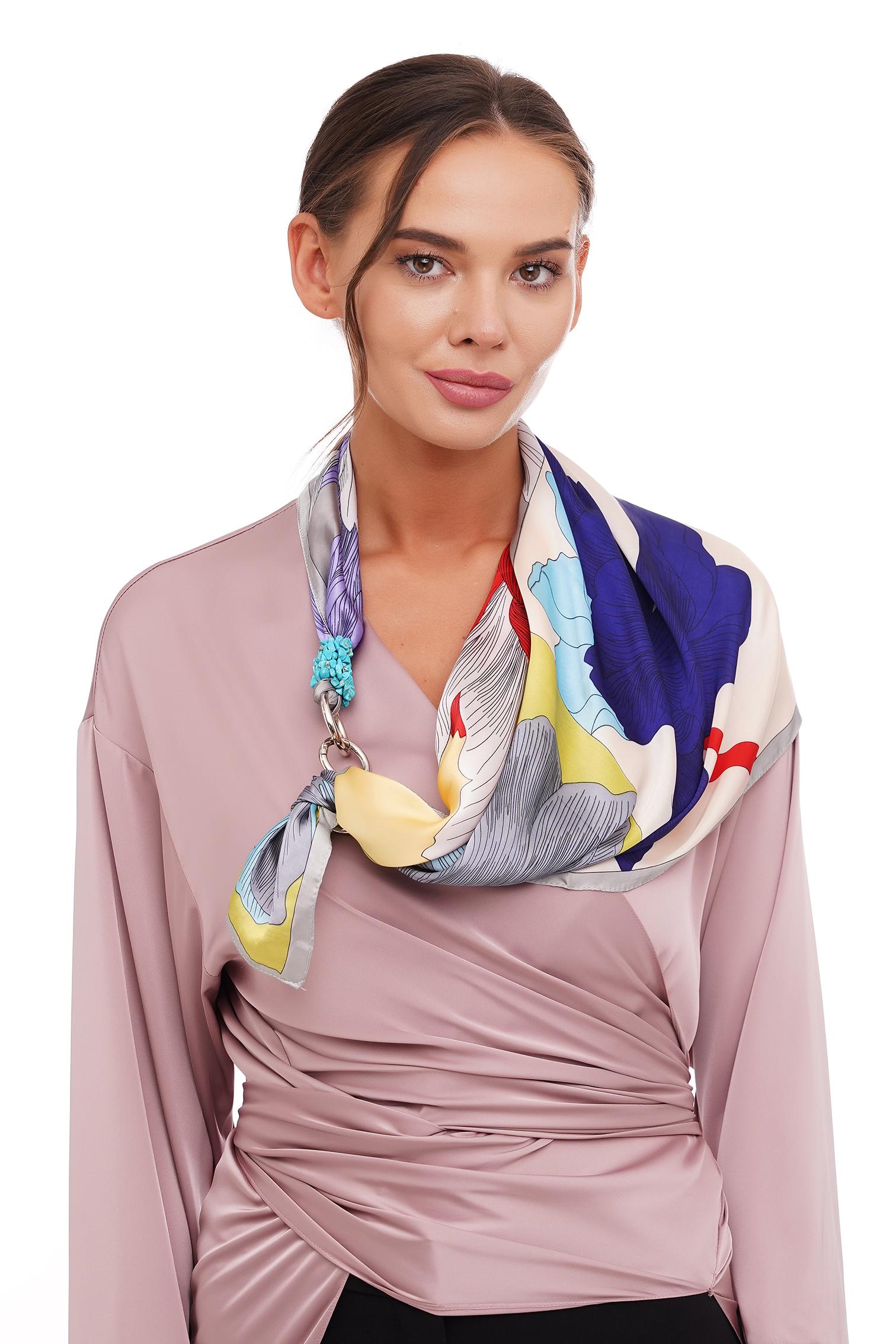 Платок дизайнерский My Scarf Цветовая палитра (x-032)