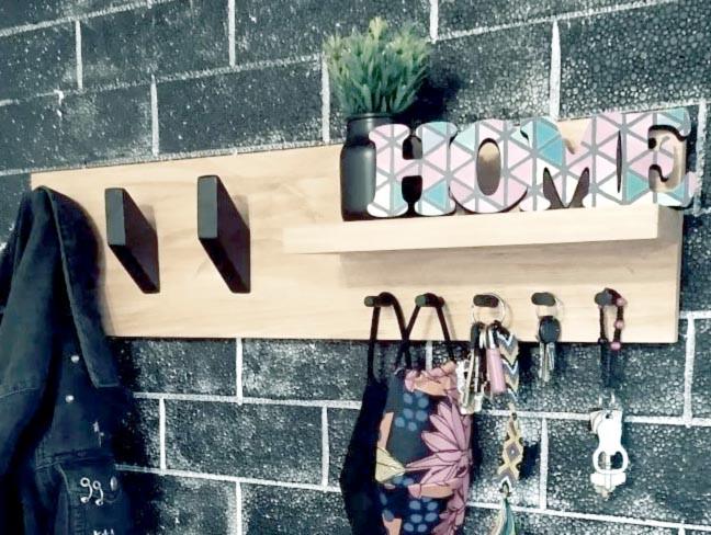 Вешалка для сумок из дерева Тристайна Бланже/Венге (ВСУ-00590112)