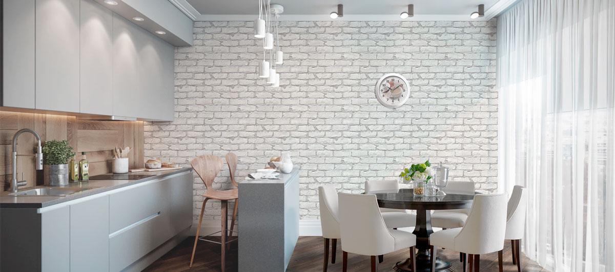 Шпалери паперові під цеглу Континент вологостійкі (2190) - фото 2 Шпалери паперові під цеглу Континент вологостійкі (2190) - фото 2