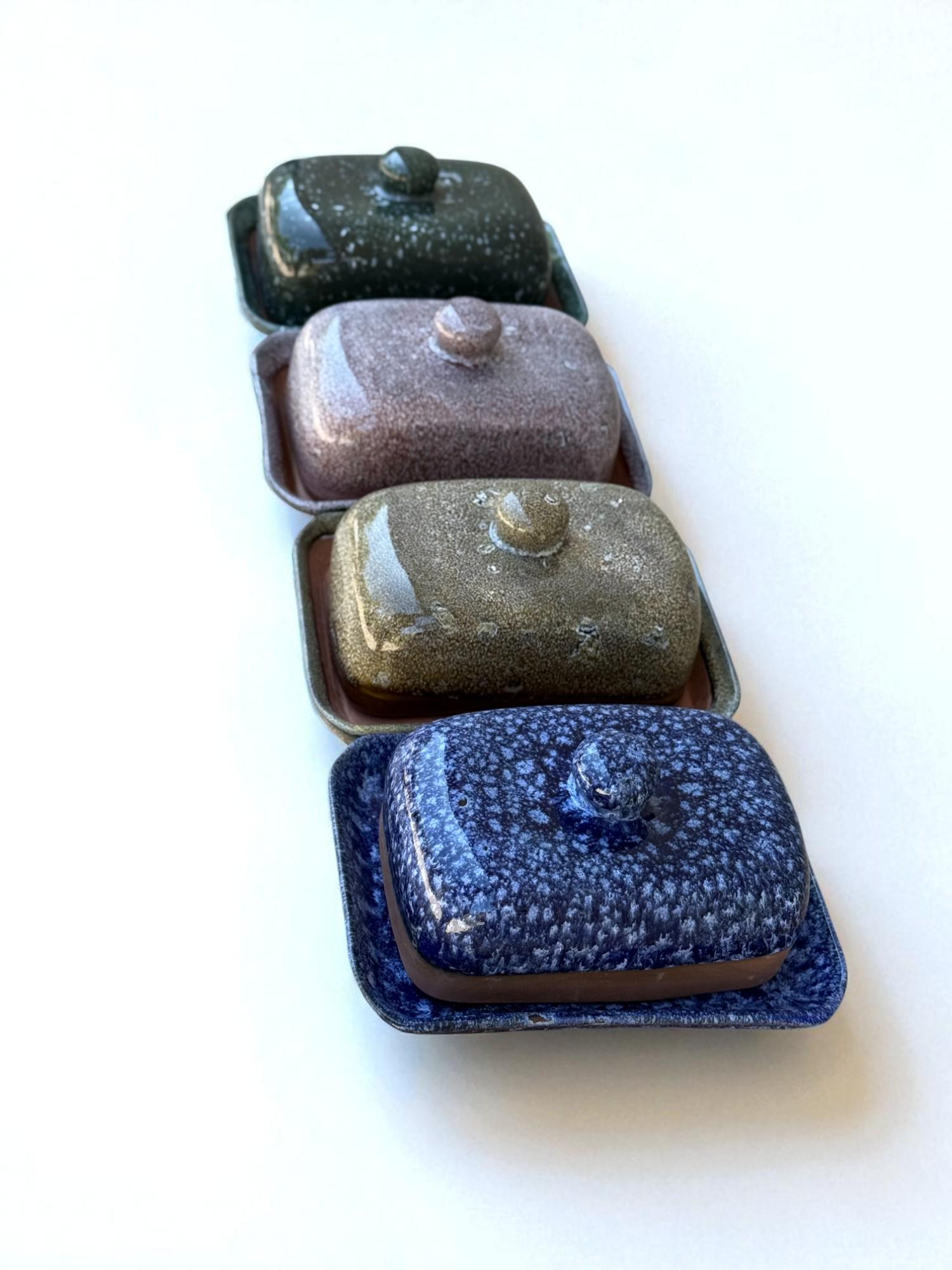 Набор масленок для сливочного масла с крышкой 4 шт. (28833544) - фото 5 Набор масленок для сливочного масла с крышкой 4 шт. (28833544) - фото 5