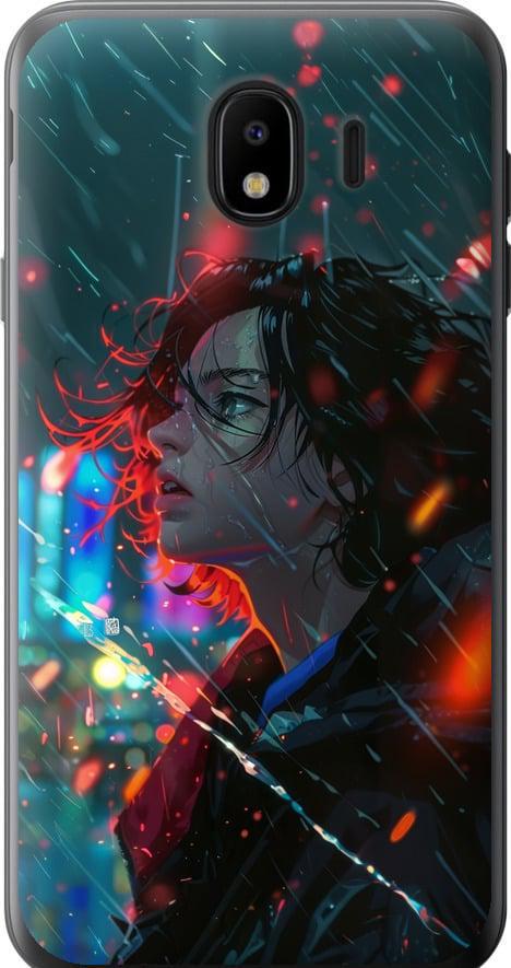 Чехол на Samsung Galaxy J4 2018 Ночные огни (6096u-1487-42517)